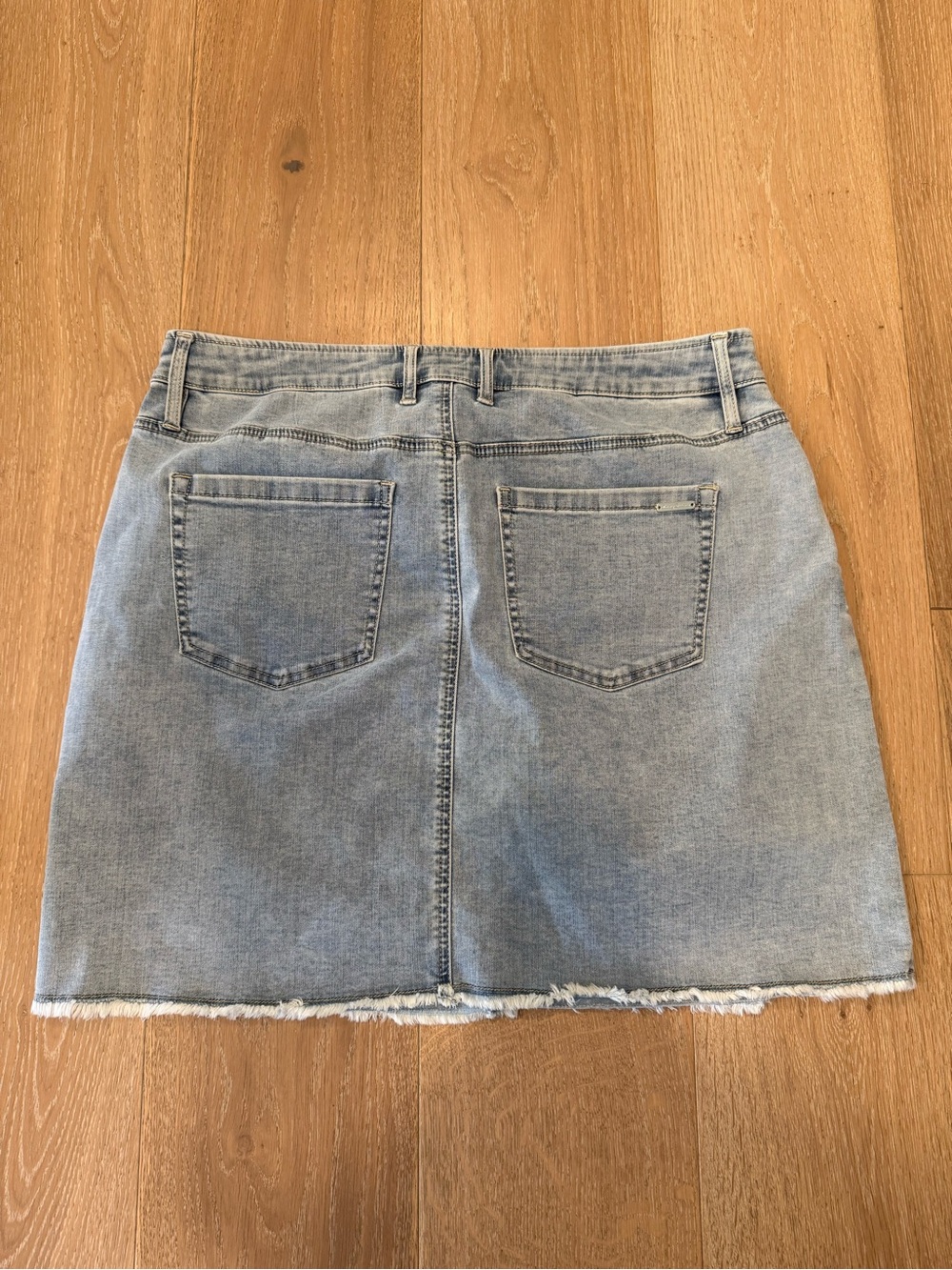 Tommy Bahama Baracay Indigo Raw Edge Skirt - Picture 4 of 7